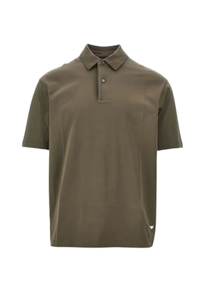 Emporio Armani short-sleeve polo shirt - Brown