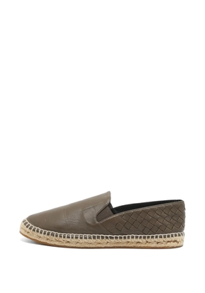 Bottega Veneta Pre-Owned intrecciato espadrilles - Brown