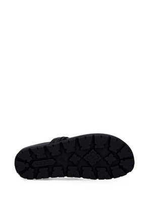 GUESS USA Farron logo-plaque leather sandals - Black