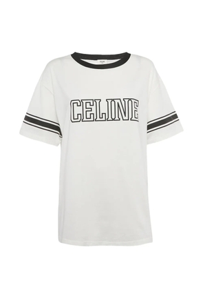 Celine Pre-Owned logo-print T-shirt - White