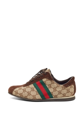 Gucci Pre-Owned Ace Web sneakers - Brown