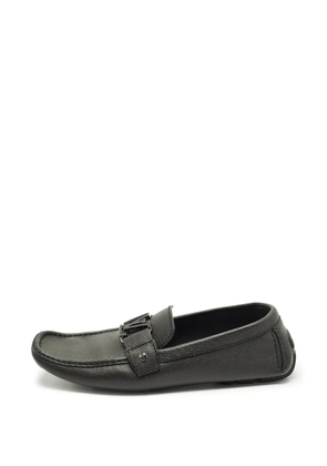 Louis Vuitton Pre-Owned Monte Carlo leather loafers - Grey