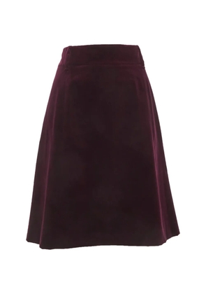 Gucci Pre-Owned zip-up mini skirt - Purple