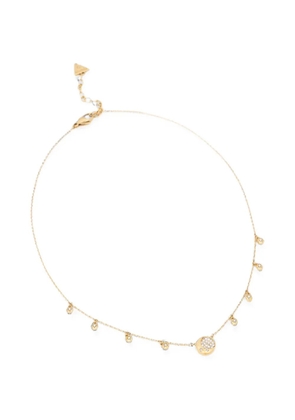 GUESS USA Aurora crystal-embellished charm necklace - Gold