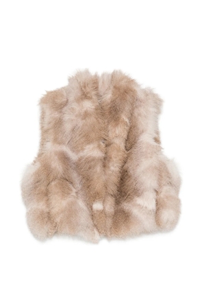 Forte Forte faux-fur gilet - Neutrals