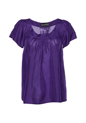 Emporio Armani Pre-Owned silk blouse - Purple