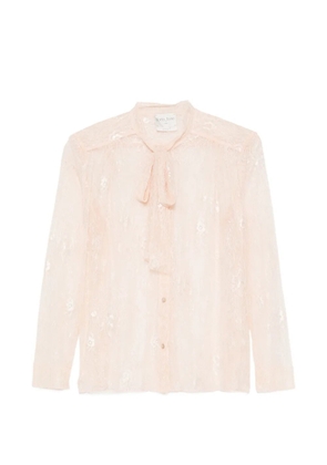 Forte Forte lace-embroidered sequin-embellished blouse - Pink