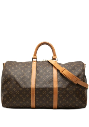 Louis Vuitton Pre-Owned 1990 Monogram Keepall Bandouliere 50 travel bag - Brown