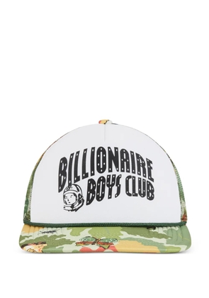 Billionaire Boys Club logo-print mesh-panel trucker hat - White