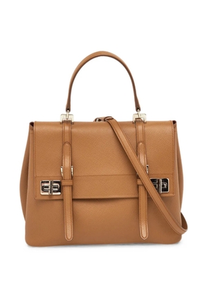 Prada Pre-Owned turn-lock flap tote bag - Brown