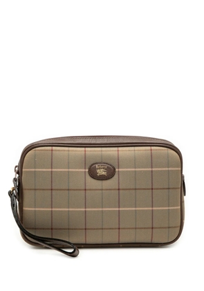 Burberry Pre-Owned 20th Century Vintage Check Canvas clutch bag - Brown