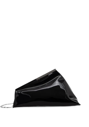 Sisley triangle chain-strap cross body bag - Black