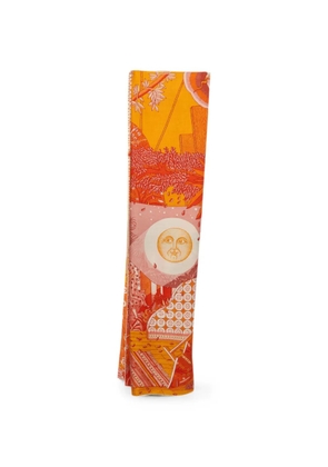 Hermès Pre-Owned Acte III Scene I La Clairiere shawl - Orange
