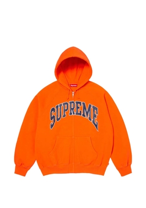 Supreme cracked raglan hoodie - Orange