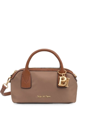 Pedro Del Hierro logo-charm tote bag - Brown