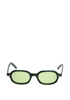 akila Psyche geometric-frame sunglasses - Green