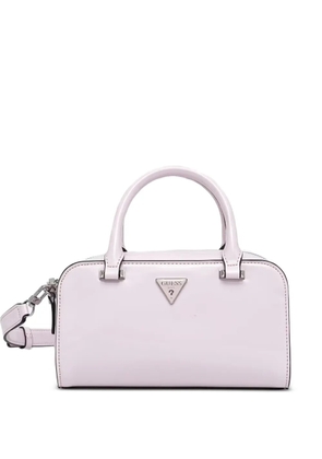 GUESS USA Arnela patent-finish tote bag - Pink