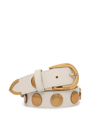 GUESS USA studded leather belt - Neutrals