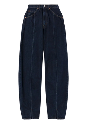 RE/DONE high-rise wide-leg jeans - Blue