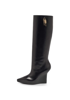 Givenchy Pre-Owned Shark Lock wedge boots - Black