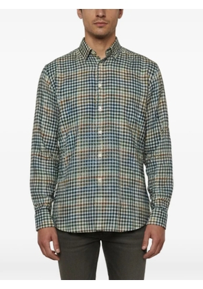 Burberry Pre-Owned plaid long-sleeve shirt - Neutrals