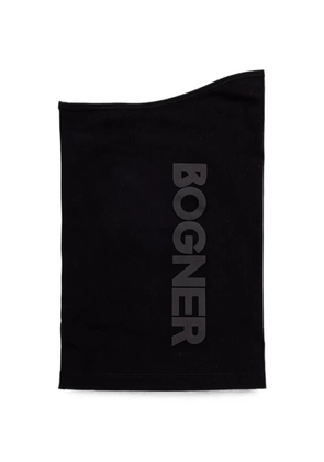 BOGNER logo-print snood scarf - Black