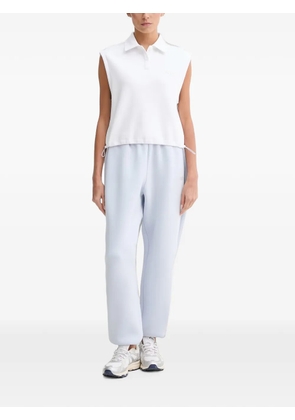GUESS USA rhinestone-logo track pants - Blue