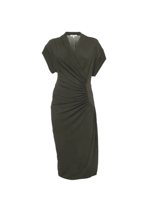Max Mara draped jersey dress - Green
