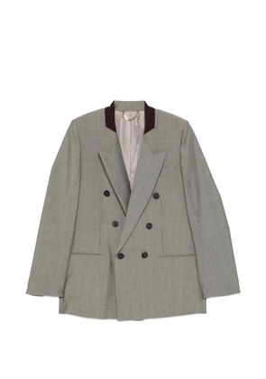 Victoria Beckham Beatrice double-breasted blazer - Grey