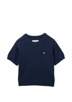 APEE™ by *A BATHING APE® logo-patch short-sleeve jumper - Blue