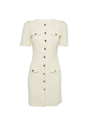 Maje tweed sheath dress - White