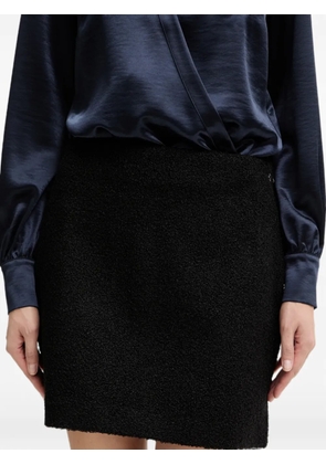 GUESS USA bouclé high-waisted mini skirt - Black
