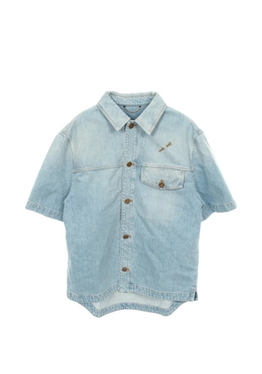 Louis Vuitton Pre-Owned 2010s short-sleeve denim shirt - Blue