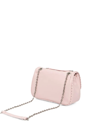 Juicy Couture studded logo-plaque shoulder bag - Pink