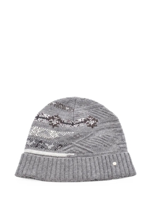 Hermès Pre-Owned 2010 knit hat - Grey