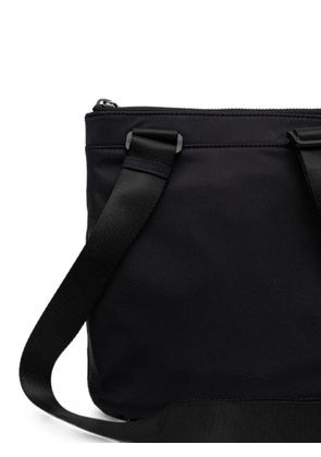 Armani Exchange logo-patch zip-fastening belt bag - Blue