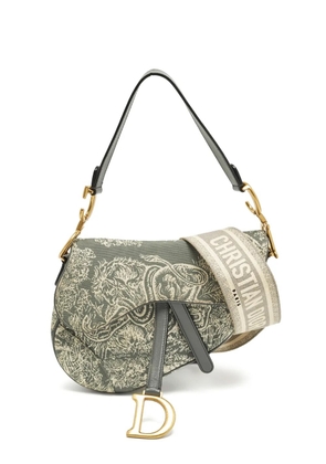 Christian Dior Pre-Owned 2021 Saddle two-way shoulder bag - Grey