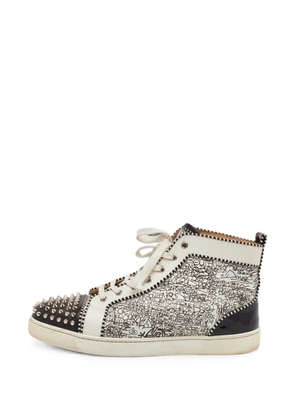 Christian Louboutin Pre-Owned Rantus Orlato graffiti sneakers - White