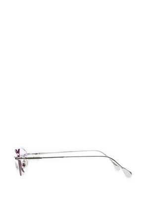 Kuboraum geometric-frame sunglasses - Silver