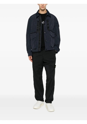 Stone Island logo-patch jacket - Blue
