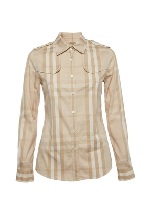 Burberry Pre-Owned Nova check-pattern shirt - Neutrals