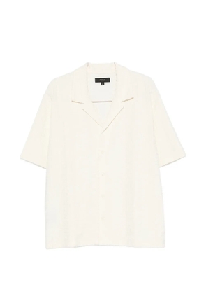 Purple Brand logo-embossed shirt - Neutrals