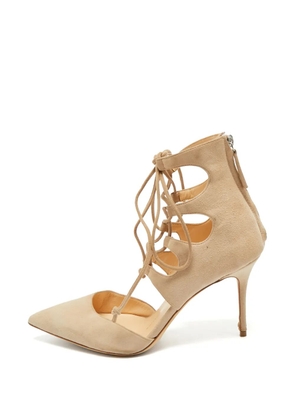 Giuseppe Zanotti Vintage Belgravia lace-up pumps - Neutrals