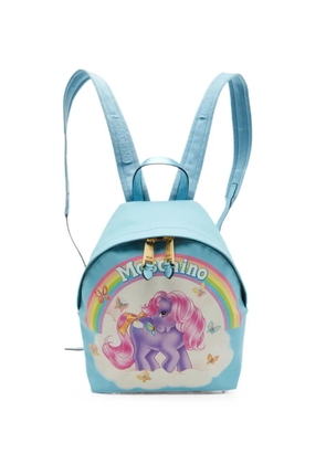 Moschino Pre-Owned My Little Pony leather backpack - Blue