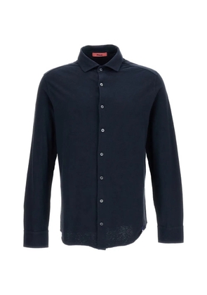 Drumohr long-sleeve button-down shirt - Blue