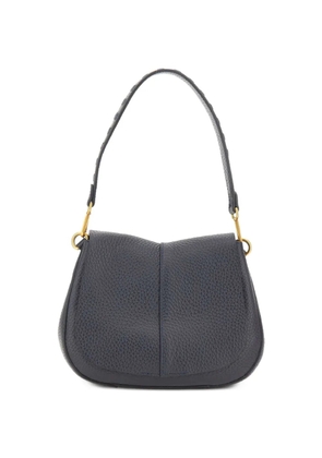 GIANNI CHIARINI Helena Round leather shoulder bag - Blue