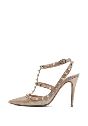 Valentino Garavani Pre-Owned Rockstud-embellished pumps - Neutrals