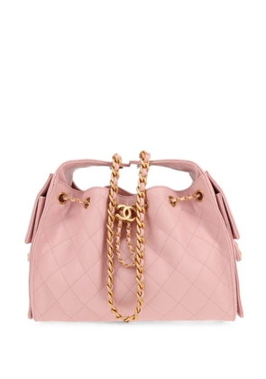 CHANEL Pre-Owned 2025 quilted leather shoulder bag - Pink