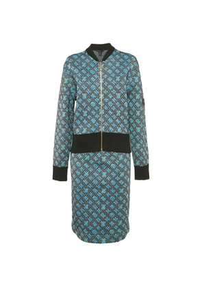 Louis Vuitton Pre-Owned zip-up jacket and skirt set - Blue