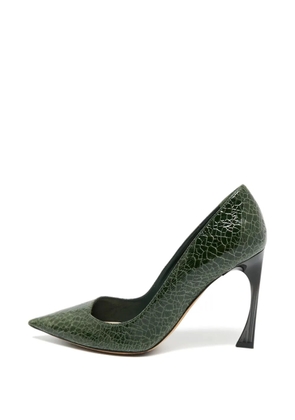 Christian Dior Pre-Owned Cherie pointed-toe heeled pumps - Green